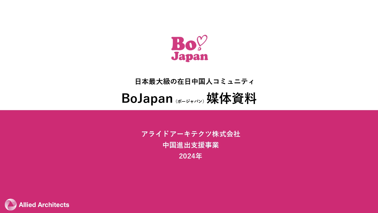 在日中国人コミュニティを活用した中国進出支援　BoJapan